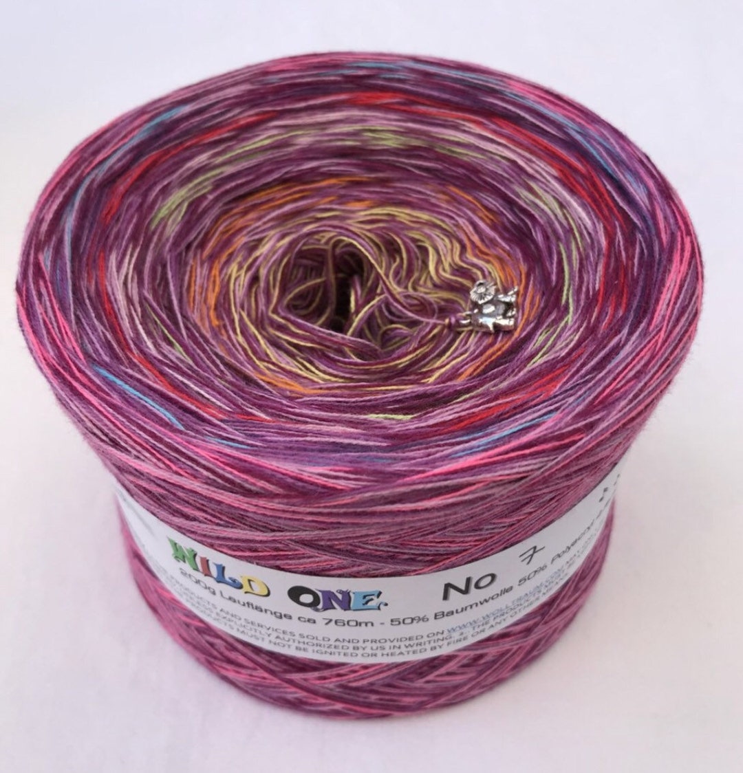 Wild One 7 Specialty Yarn Gradient Yarn Crochet Yarn Knitting Yarn