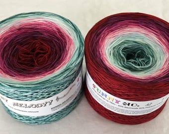 Funny 12 - Specialty Yarn - Gradient Yarn - Crochet Yarn - Knitting Yarn - Wolltraum Yarn - Ombre Yarn - Threads - Crazy Yarn