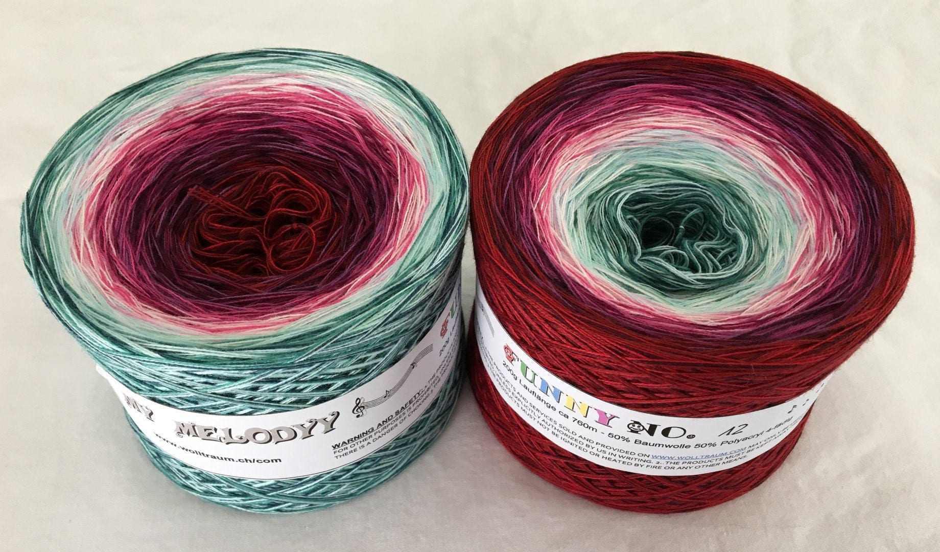 Funny 12 Specialty Yarn Gradient Yarn Crochet Yarn Etsy