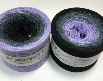 I Swear - 3 Ply - Gradient Yarn - Crochet Yarn - Knitting Yarn - Melodyy by Wolltraum - Ombré Yarn - Clothing Yarn - Light Fingering Yarn