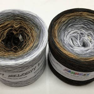 Madness 7 - 3 Ply Yarn - Unique Yarn - Cotton Yarn - Acrylic Yarn - Wolltraum Yarn - Crazy Yarn - Gradient Yarn - Lace Weight Yarn
