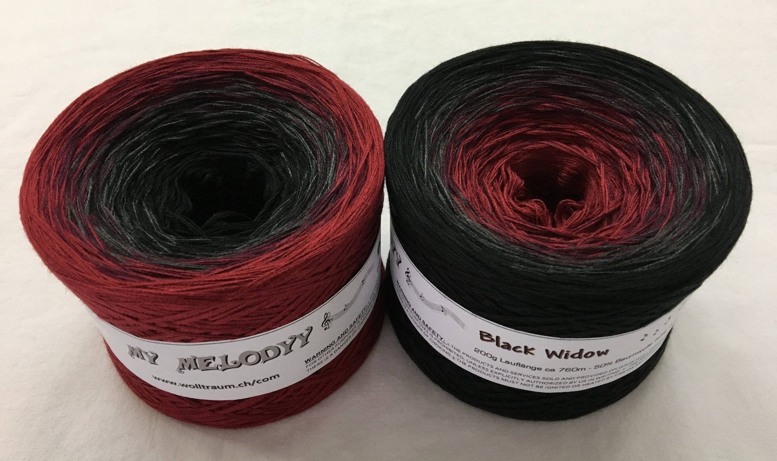 Black Widow Red and Black Yarn Gradient Yarn Burgundy Etsy