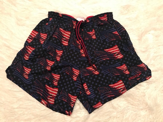 men's fourth of july swim trunks