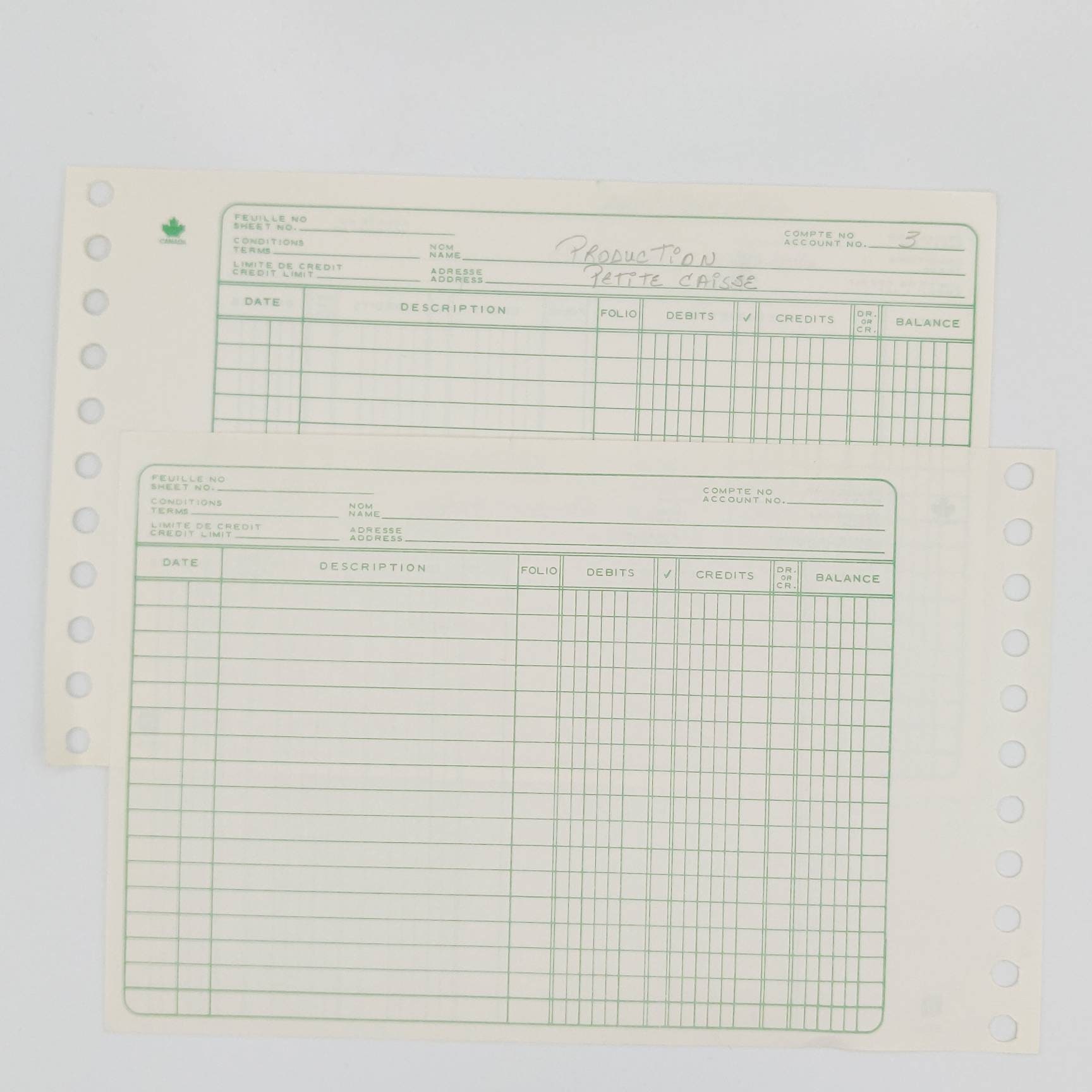 Vintage Ledger Pages Green Writing Ledger Sheets for Etsy