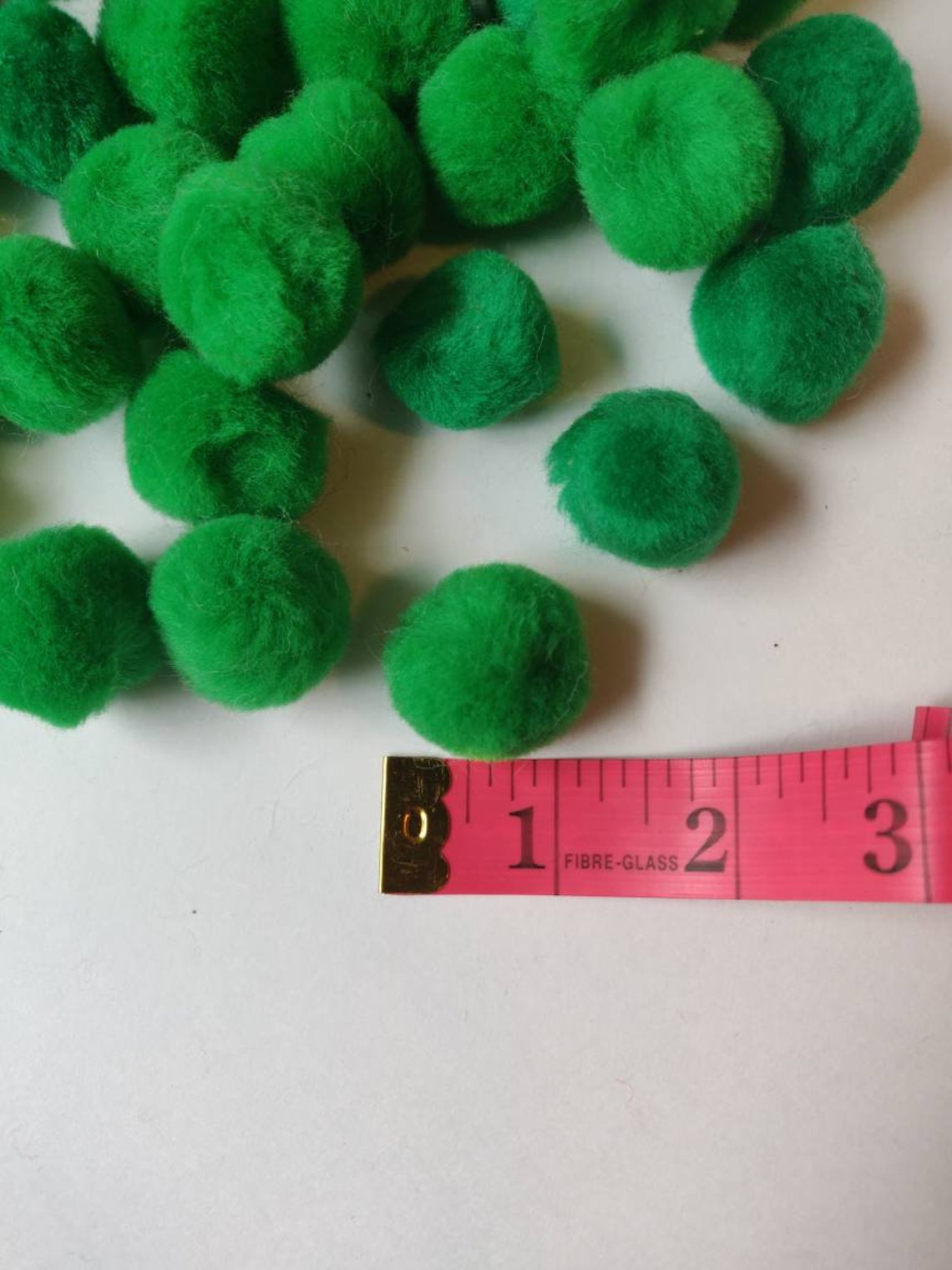 Vintage Green PomPoms Fluffy Pompoms Retro Pom Poms Vintage Etsy