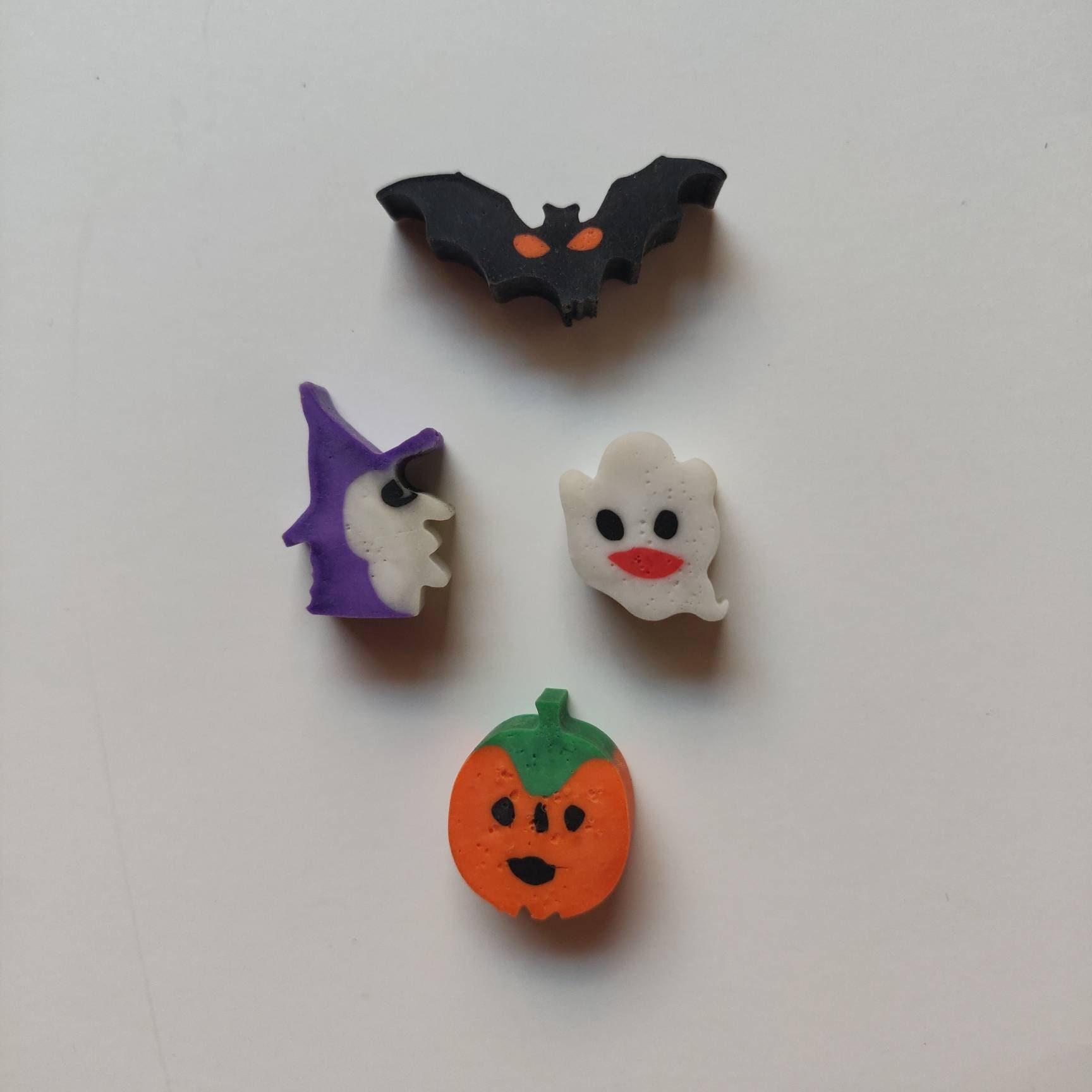 Halloween Erasers Lot of 5 Erasers Trick or Treat Ideas Etsy