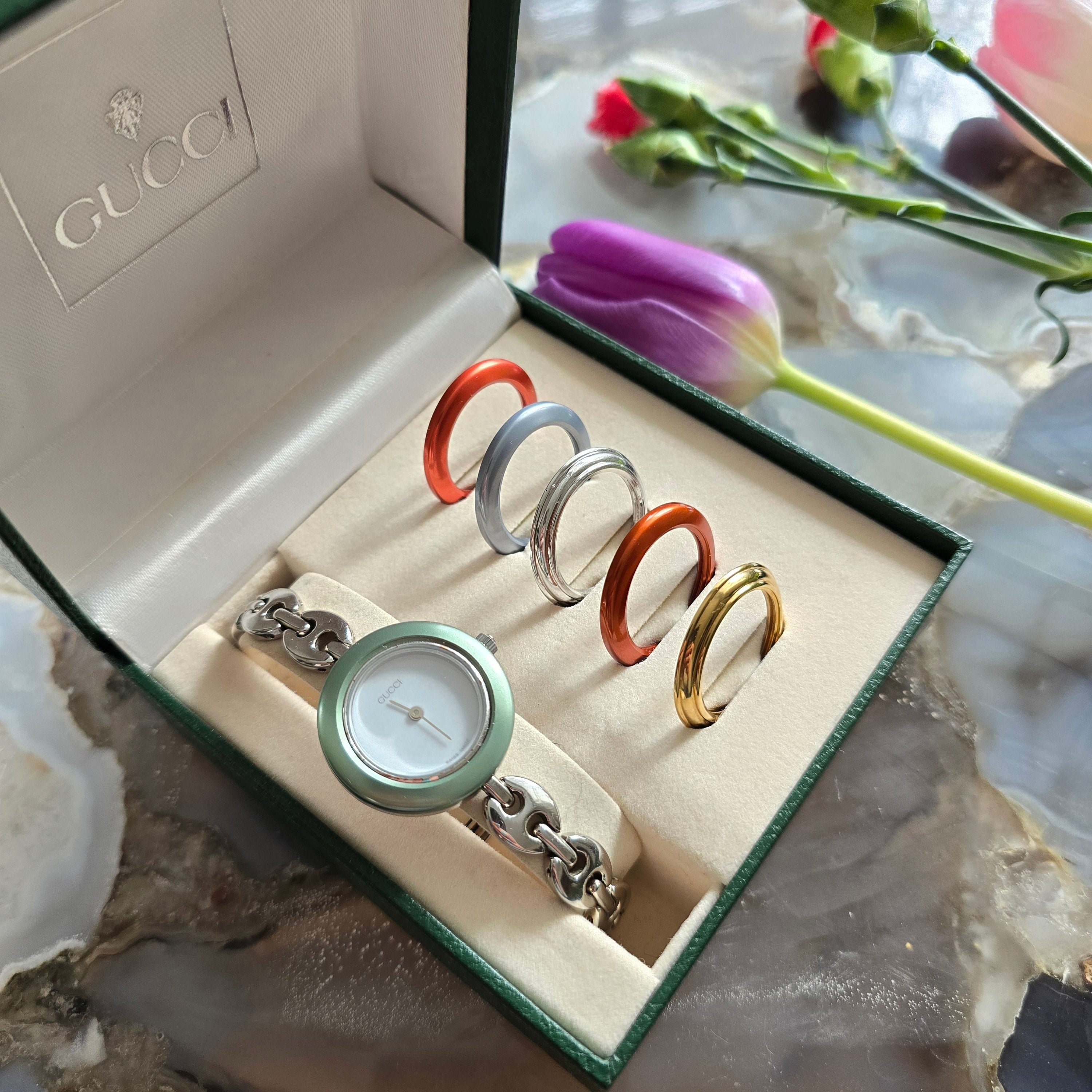Gucci Bezel Watch Etsy Australia