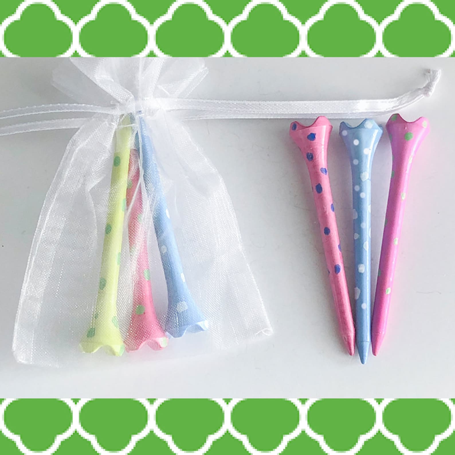 Custom Golf Teeswomen Golf Tees Custom Made Golf Teesgolf Etsy