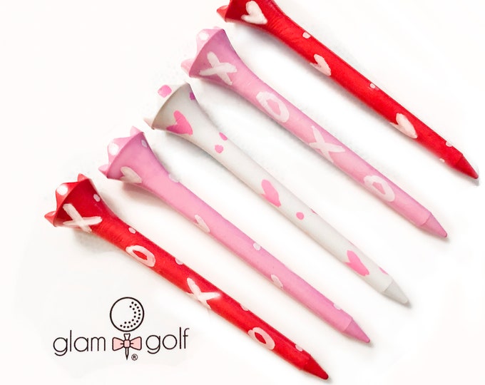 Golf Tees-Custom golf tees-Golf Gifts for Women- Golf Tees for women- ladies golf gifts- golf tournament gift-Valentine gifts golf