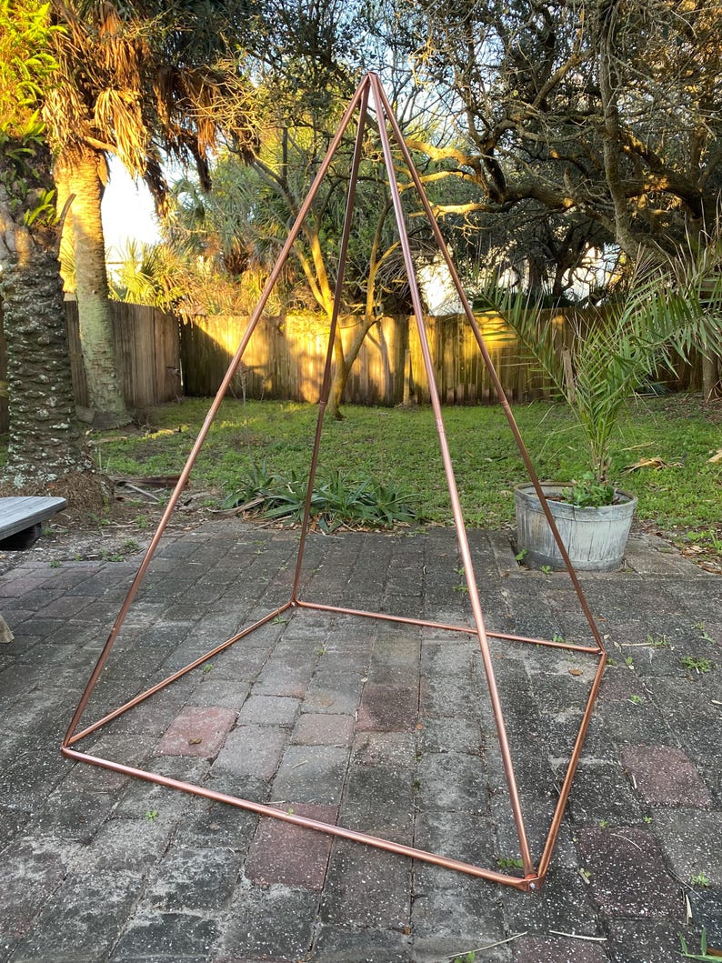 Pyramid Copper Rods The Sublime “golden Ratio” Pyramid - Etsy