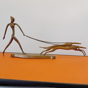 Karl Hagenauer 真鍮 置物 アールデコ オブジェ アンティーク Karl