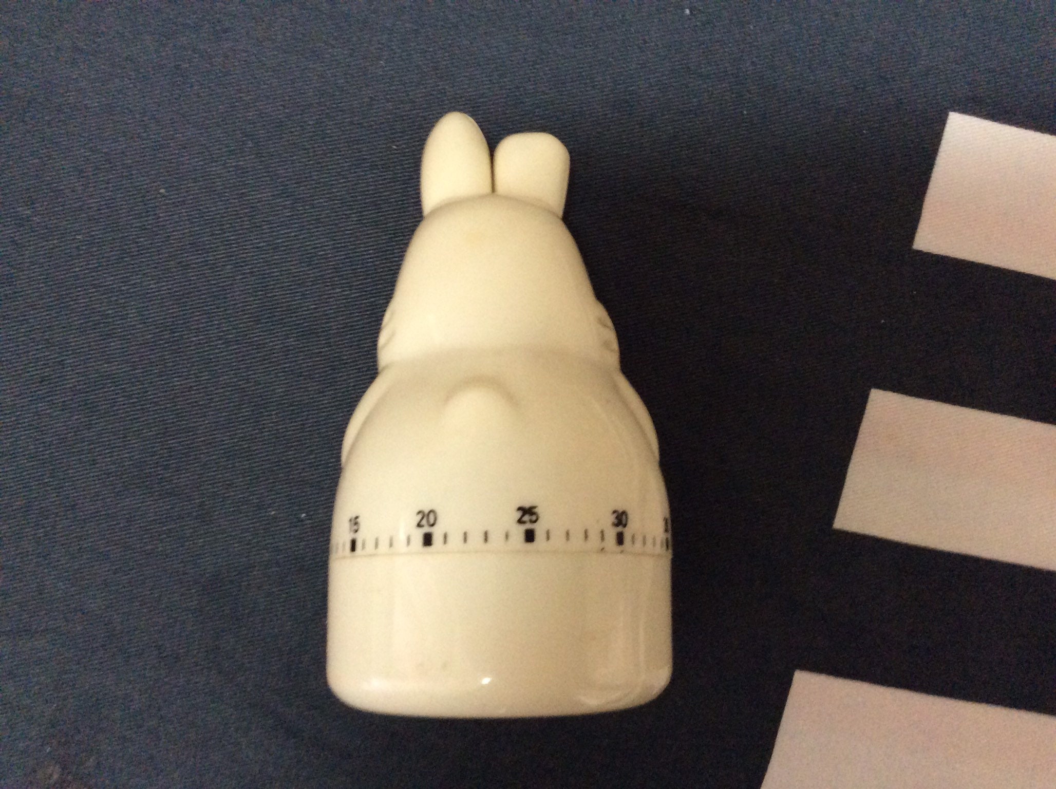 Vintage and Fanny White and Rose Rabbit Kitchen Timer. Kitchen Egg ...