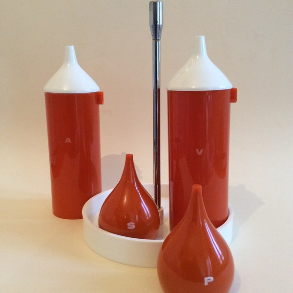 Retro Cruet Set Etsy
