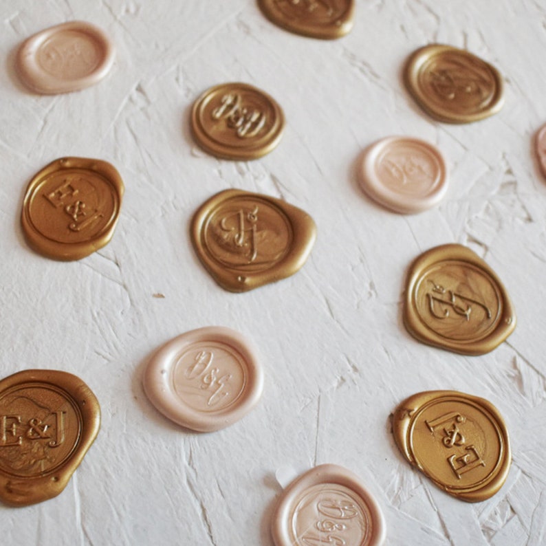 Personalised Wax Seal Stamp Self Adhesive Wax Seal Peel n Etsy
