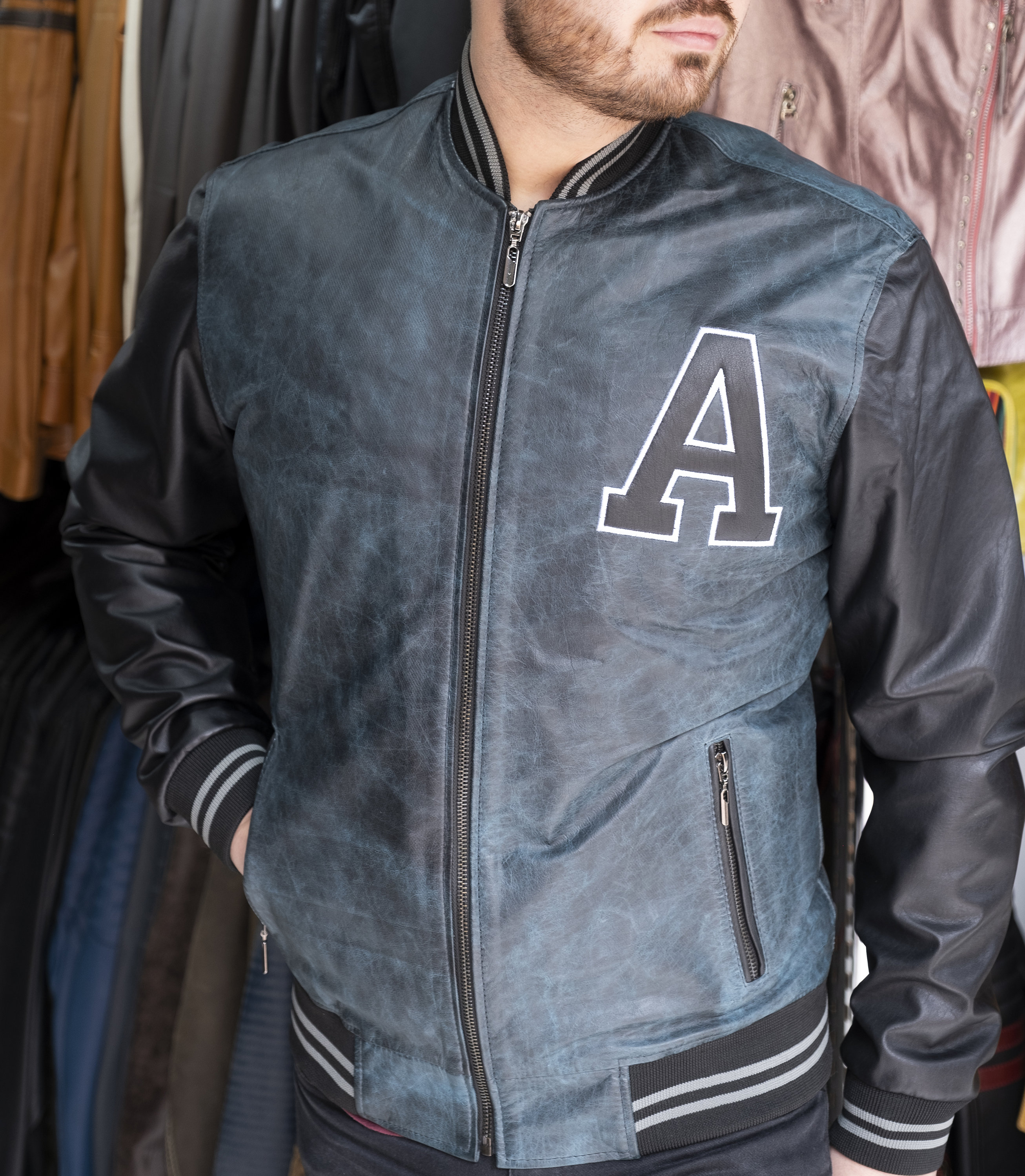 100 Leather Baseball Varsity Jacket Etsy Ireland