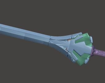 Fate Excalibur Galatine Sword STL File - 3D Printer Model