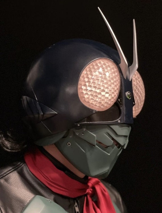 Illusionary Mask 金枠 IE Shin Kamen Rider Ichigo Wearable 3D Printed Cosplay Helmet