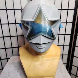 Power Ranger ZEO Rode 3D-geprinte ZEO Ranger-cosplayhelm