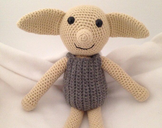 Dobby, Harry Potter Inspired Dobby, Dobby Doll, Crochet Dobby Amigurumi