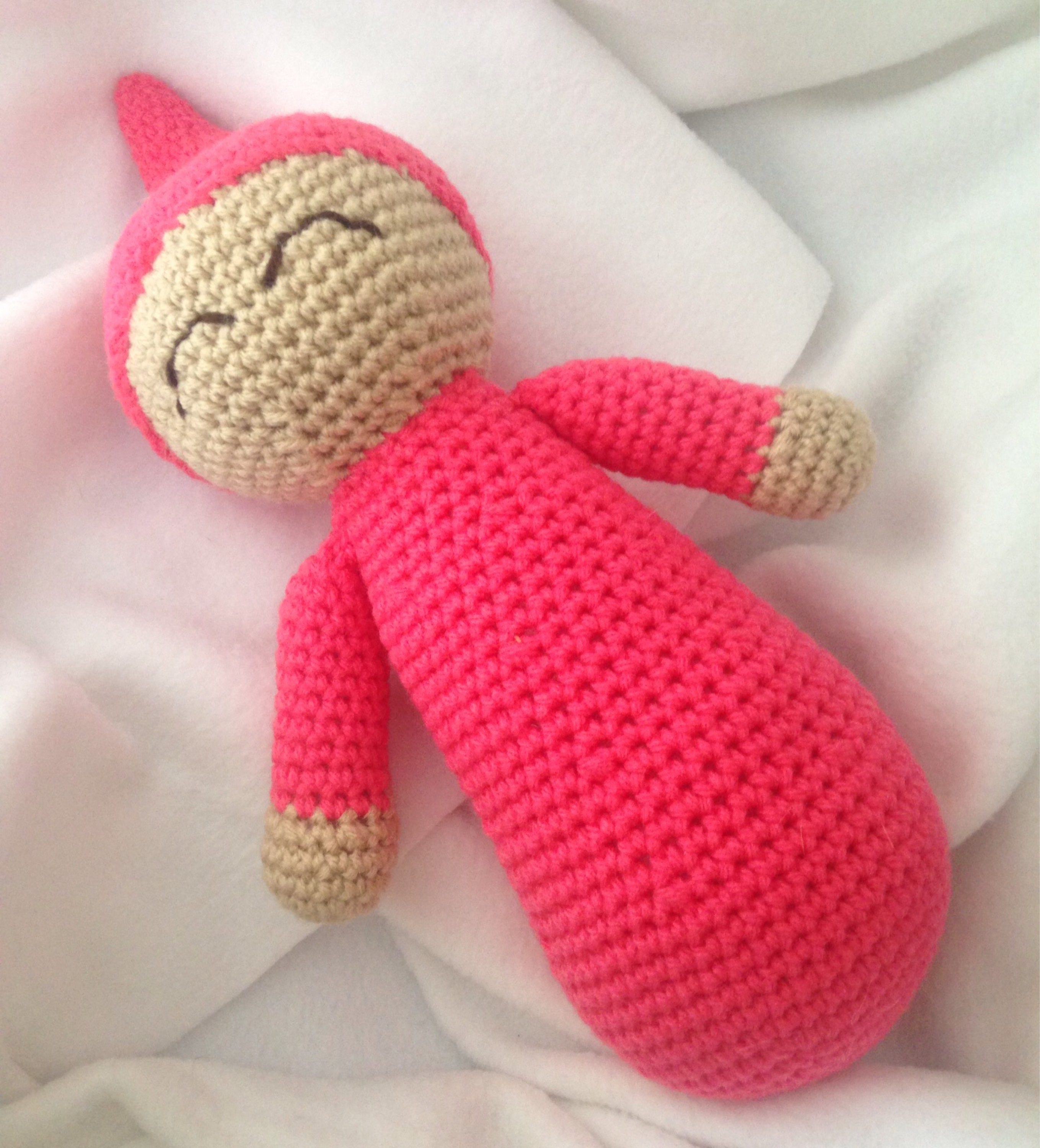 Crochet Baby Doll Sleeping Baby doll Crochet baby Etsy