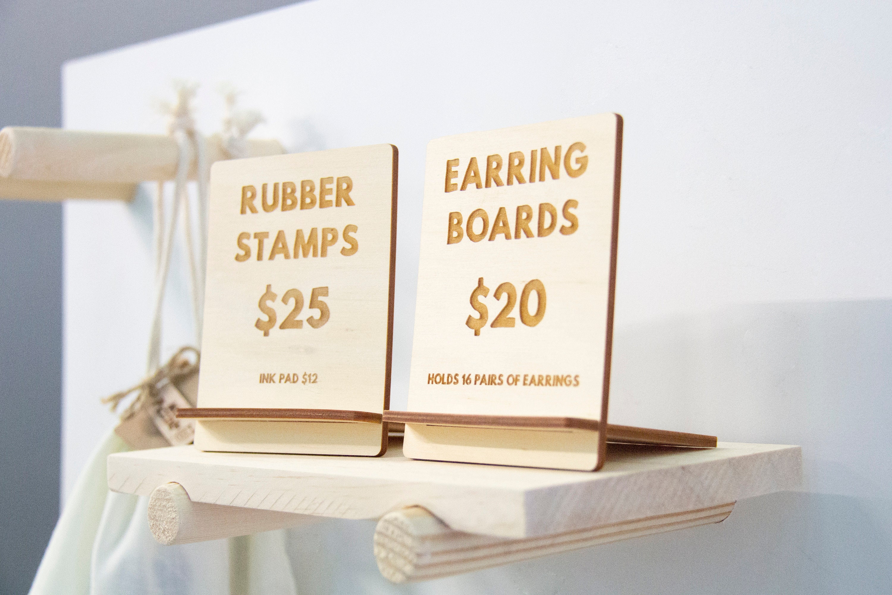 Wooden Price Boards Market Stall Price Signs Freestanding Etsy Australia