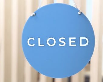 Acrylic Open and Closed Sign - Open Sign - Laser Cut Acrylic Sign