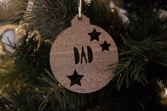 dad christmas bauble