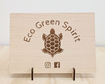 Custom Wooden Display Sign