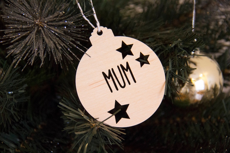 special mum christmas bauble
