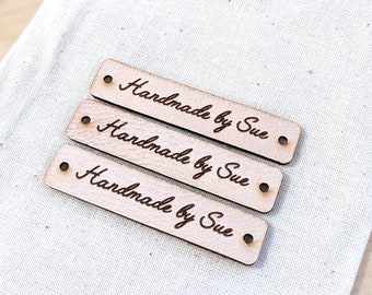 Custom Laser Cut Leather Tags - Leather Tags - Personalised - Custom Branding - Etched Tags