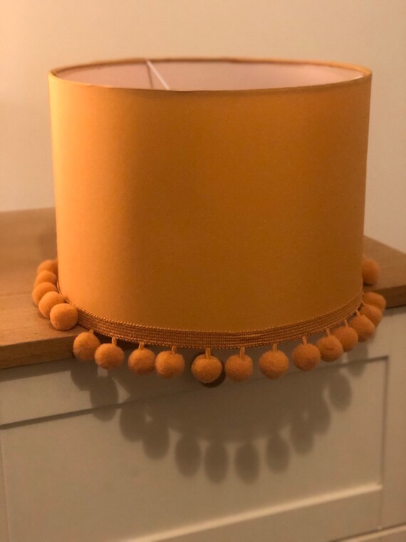 Pom Pom Lampshades Many Colours Available Made to Order Etsy