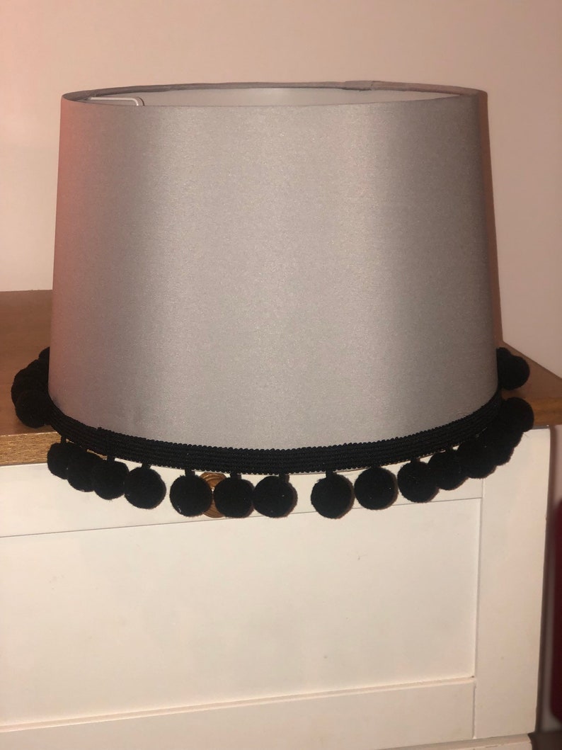 Pom Pom Lampshades Many Colours Available Made to Order Etsy