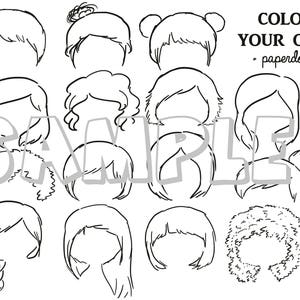 DIGITAL FILE Color Your Own Hair