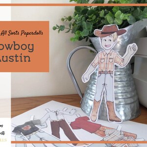 Cowboy Austin - It Takes All Sorts Paperdolls Series Country Ranch