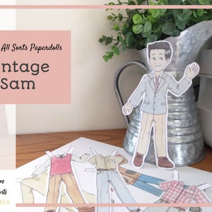 Vintage Sam - It Takes All Sorts Paperdolls Series 50&#39;s 60&#39;s