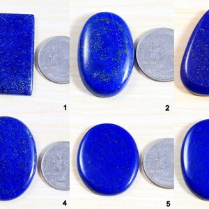Cabochão de pedra preciosa solta de lápis-lazúli natural de qualidade AAA+++, lote de lápis-lazúli azul de alta qualidade, formatos e tamanhos variados, pedra preciosa de atacado de lápis-lazúli