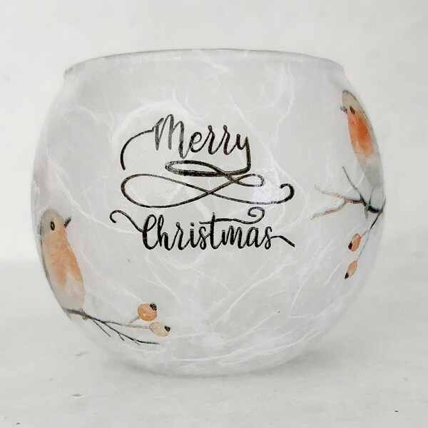 Christmas Tea Light Holder Etsy UK