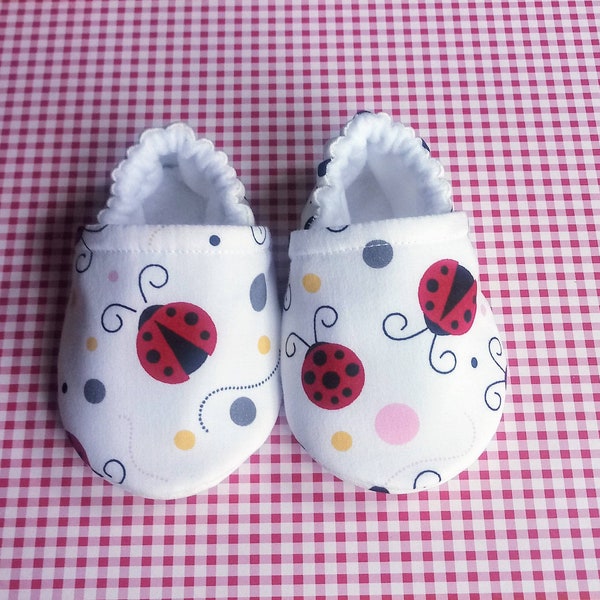 Ladybug Baby shoes baby - Made to order item