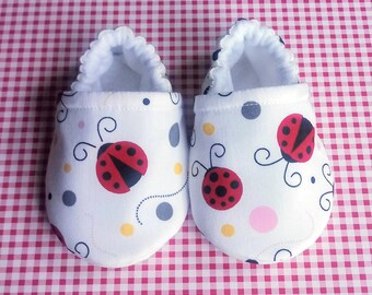Ladybug Baby shoes baby - Made to order item