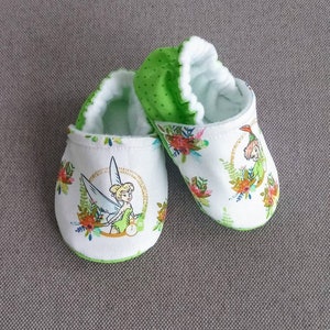 Tinker Bell - Peter Pan theme baby shoes  - Made to order item