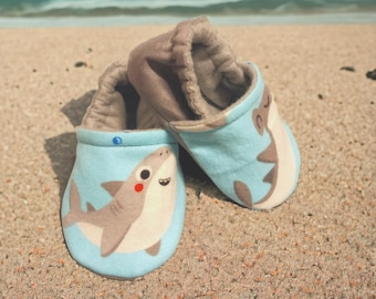 Shark theme baby soft  shoes