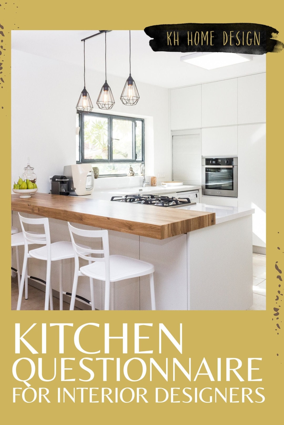 Kitchen Questionnaire for Interior Designers Canva Template Etsy