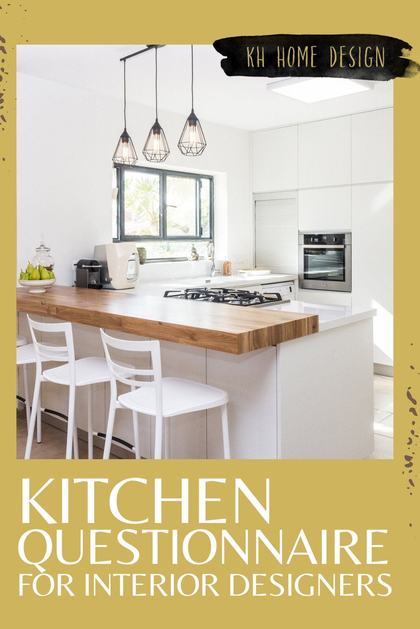 Kitchen Questionnaire for Interior Designers Canva Template Etsy