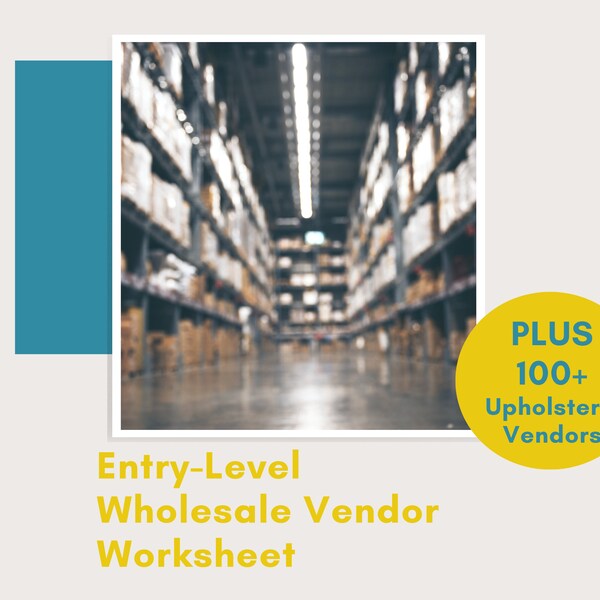 Wholesale Vendor List Etsy