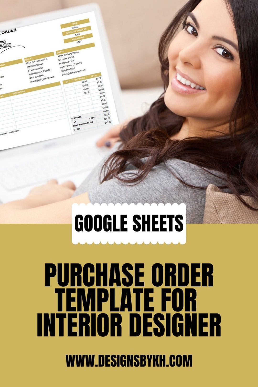 Plantilla de orden de compra / Google Sheets / Formularios de - Etsy México