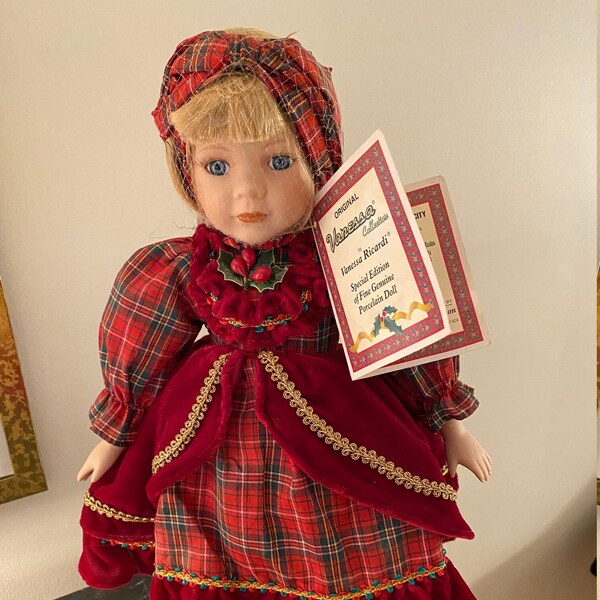 Vanessa Porcelain Doll Collectible Etsy Australia