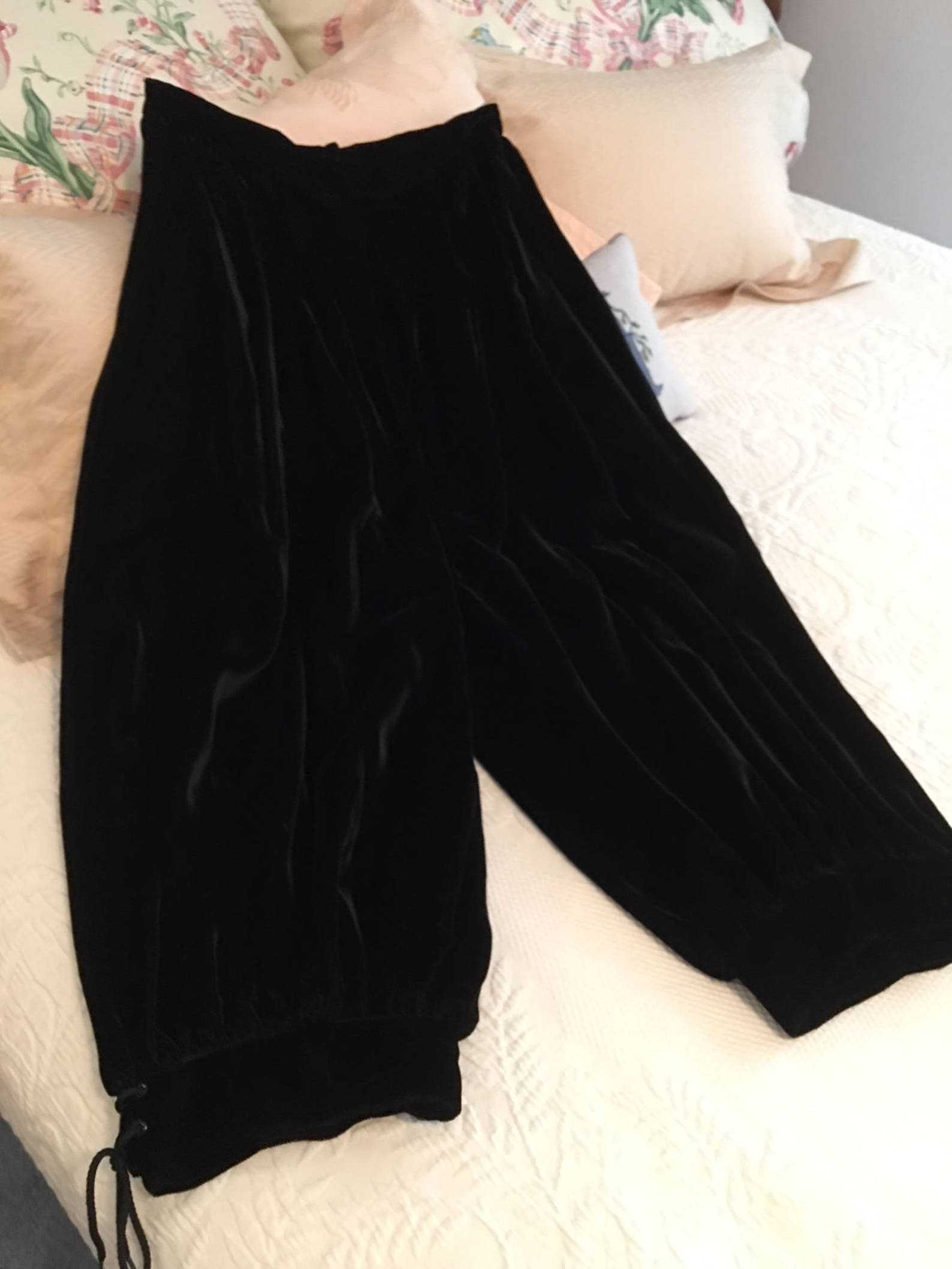 Ladies velvet knickers skirt and shell Etsy