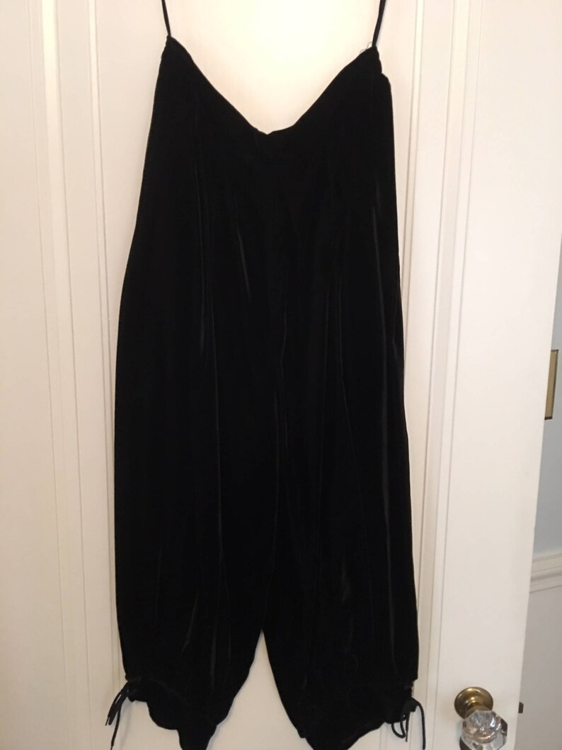 Ladies velvet knickers skirt and shell Etsy