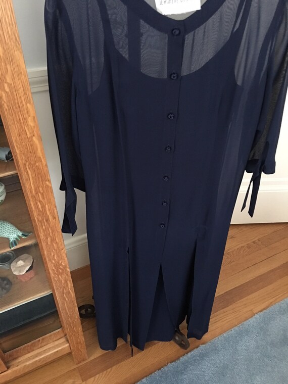 Silk dress and coat by Jeannene Booher