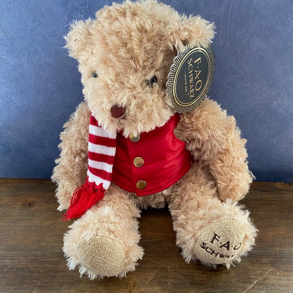 Plush bear by FAO Schwarz